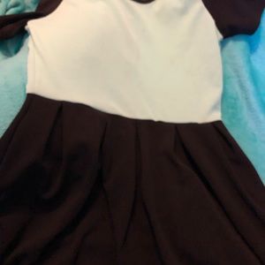 Xl black and teal Amelia dress